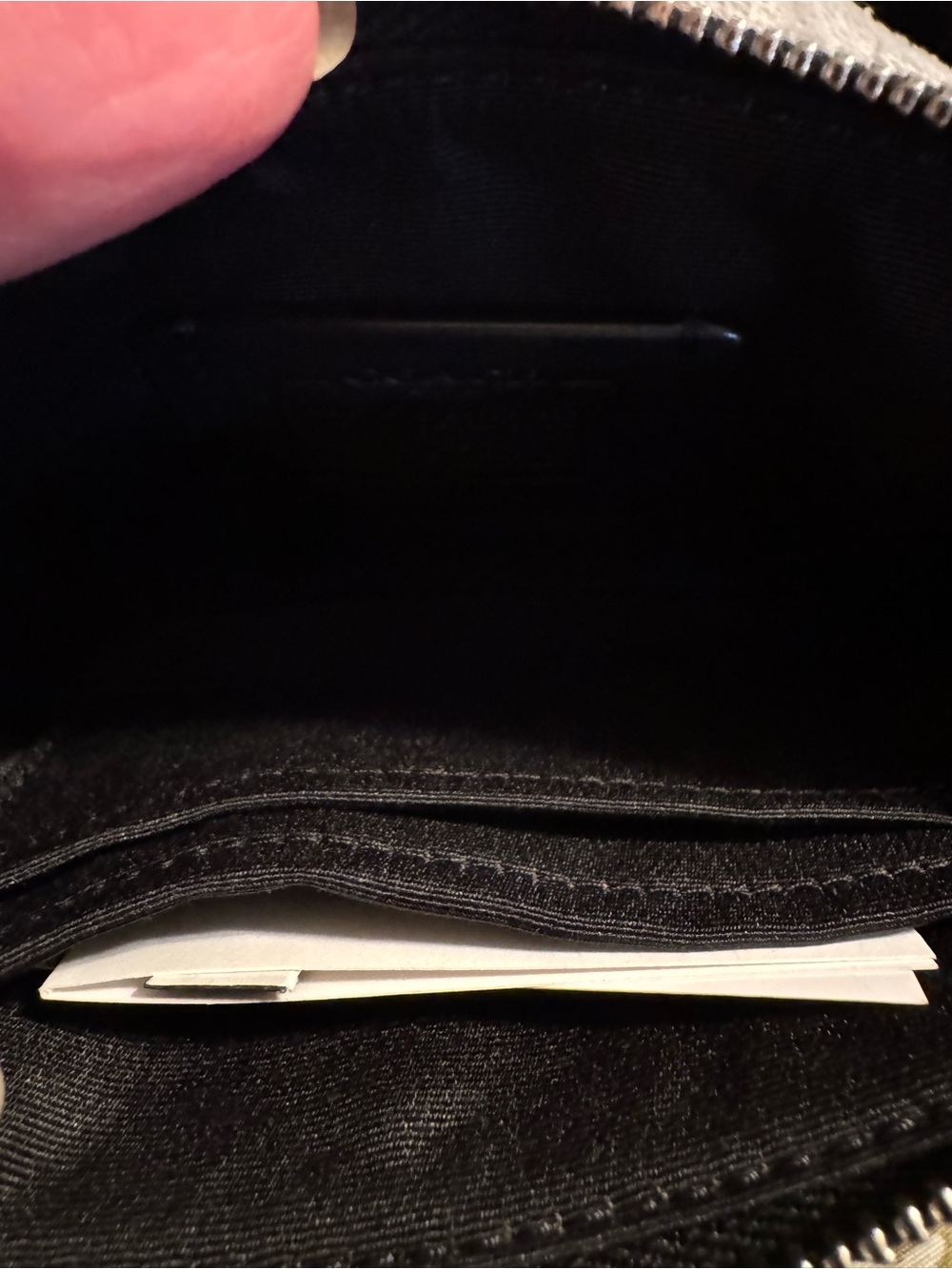 Coach Corner Zip Wristlet In Signature Canvas With Halloween Black Cat CW869 NWT - Picture 3 of 4